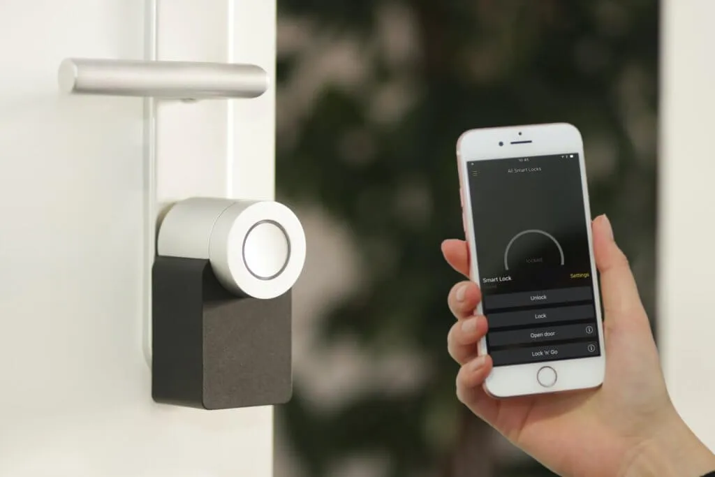 Image of a home smart lock